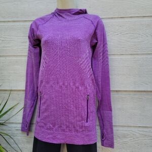 Lululemon women's long sleeve hooded size s purple